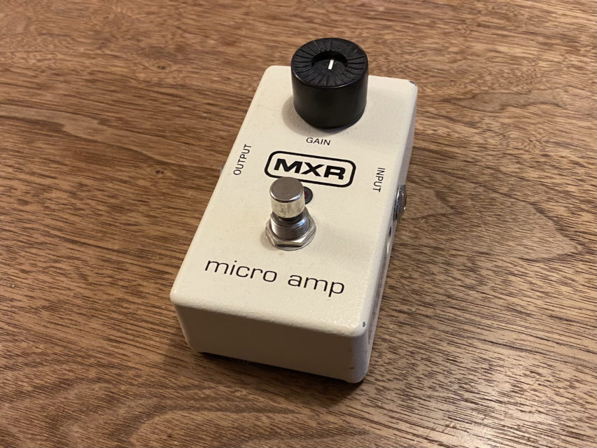 定番クリーンブースター MXR Micro Amp 【レビュー&使い方 