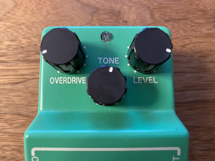 TS808 チューブスクリーマーのツマミ