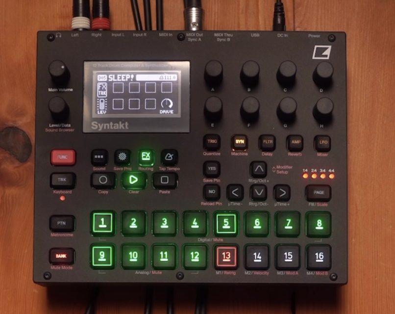 Elektron/Syntakt レビュー これ一台で完結するシンセ&ドラム